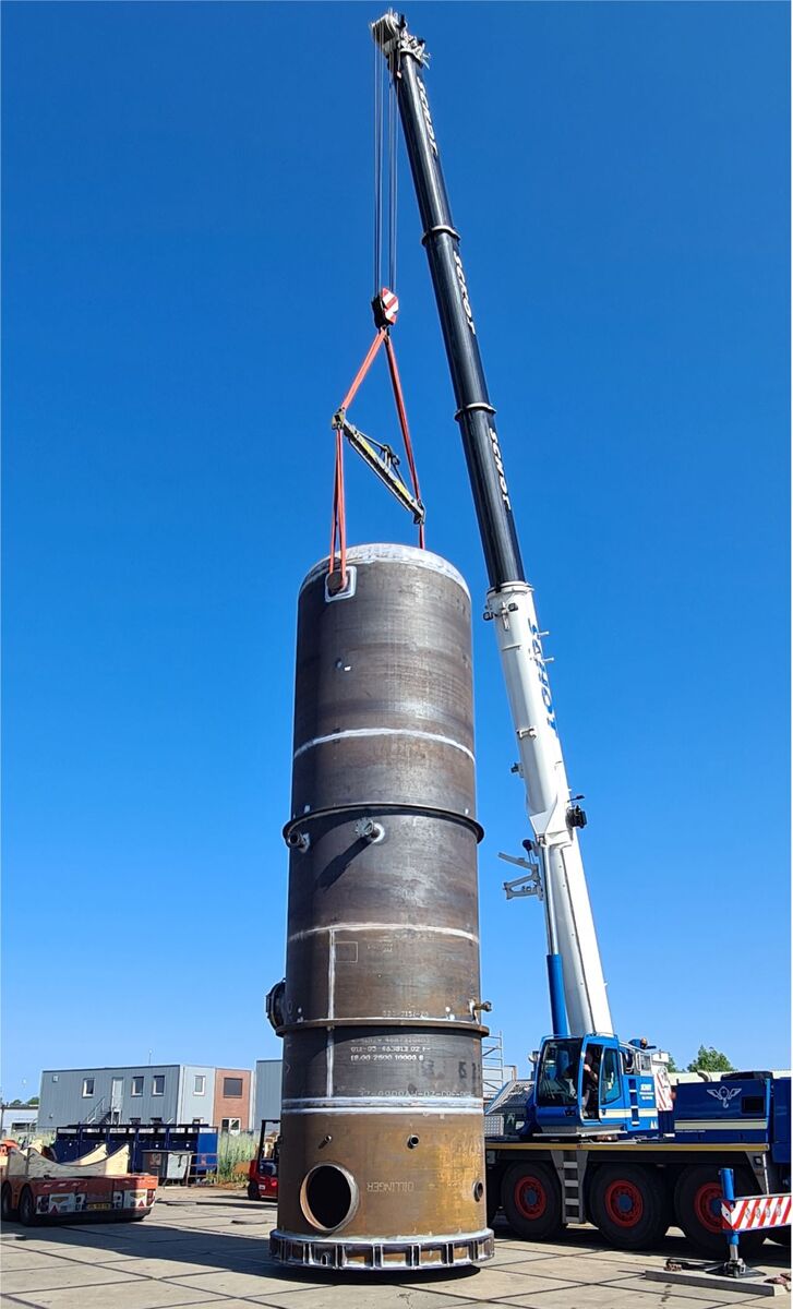 Pressure Vessel Load test, Uithuizen